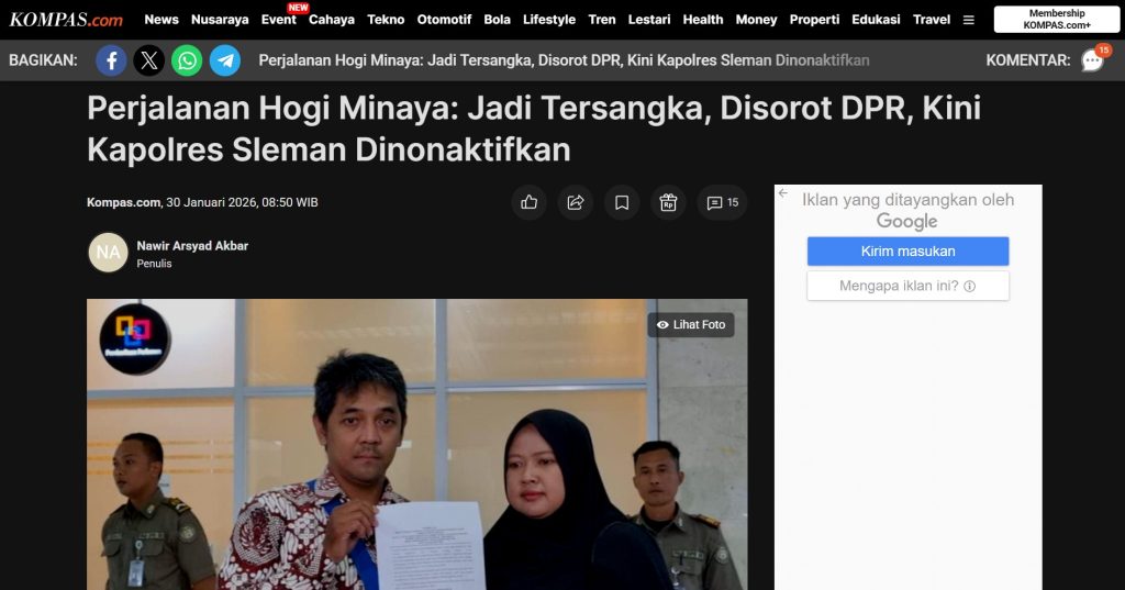 Belajar dari Kasus Hogi Minoya: Pentingnya Mengelola Reaksi